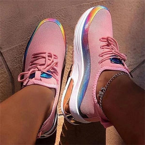 New Sneakers Women Casual Shoes Mesh Air-Cushion Flat Anti-Slip Women Sneakers Outdoor Trainer Female Zapatos De Mujer Shoes