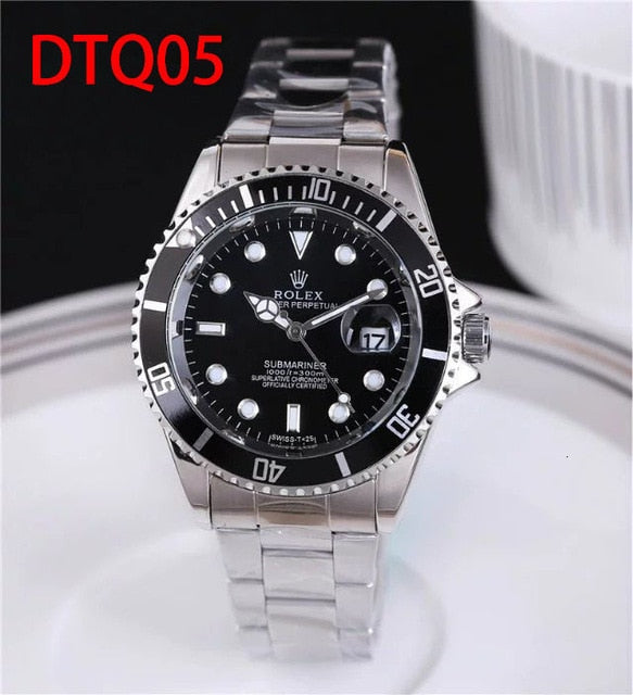 Top Luxury Brand WINNER Black Watch Men women Casual Male Watches Business Sports Military Stainless Steel Watch