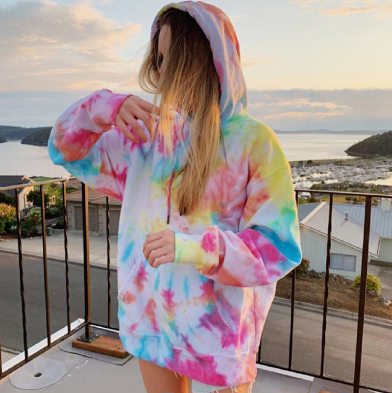 Hoodies Women Fashion Tie Dye Print Sweatshirt Oversized Drawstring Long Sleeve Winter Streetwear Women Clothes Hoodie moletoms', widget_type: 'judgeme_review_widget', concierge_install: true, product: product %}